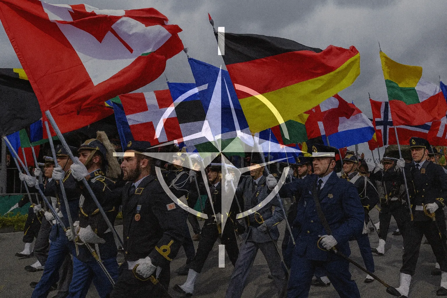 Drapeaux des pays membres de l’OTAN