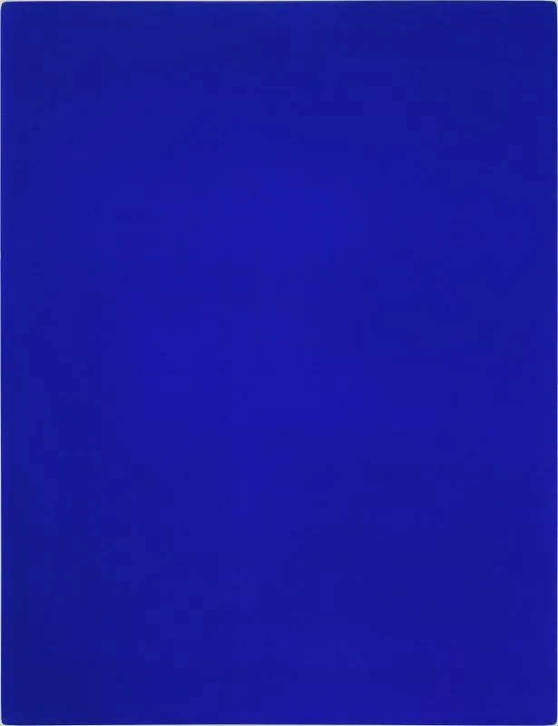 Monochrome bleu IKB d’Yves Klein (1960)